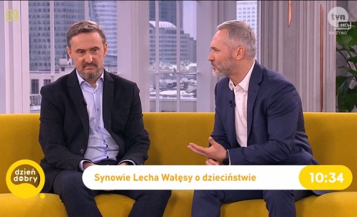 Spięcie synów Lecha Wałęsy w "Dzień Dobry TVN"