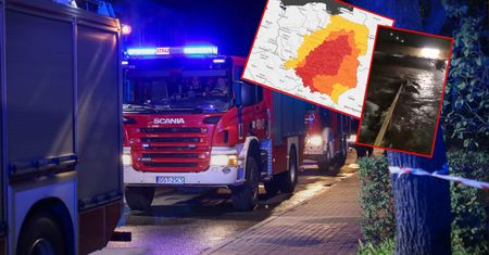 Niebezpieczny niż nad Polską. Tak było w nocy