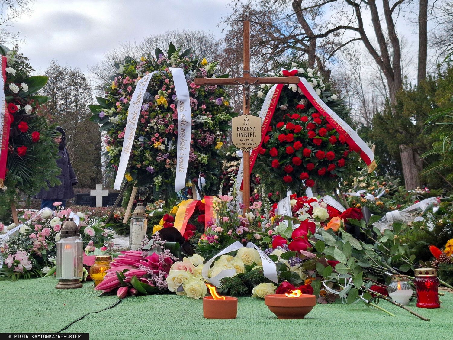 Miejsce pochówku Bożeny Dykiel