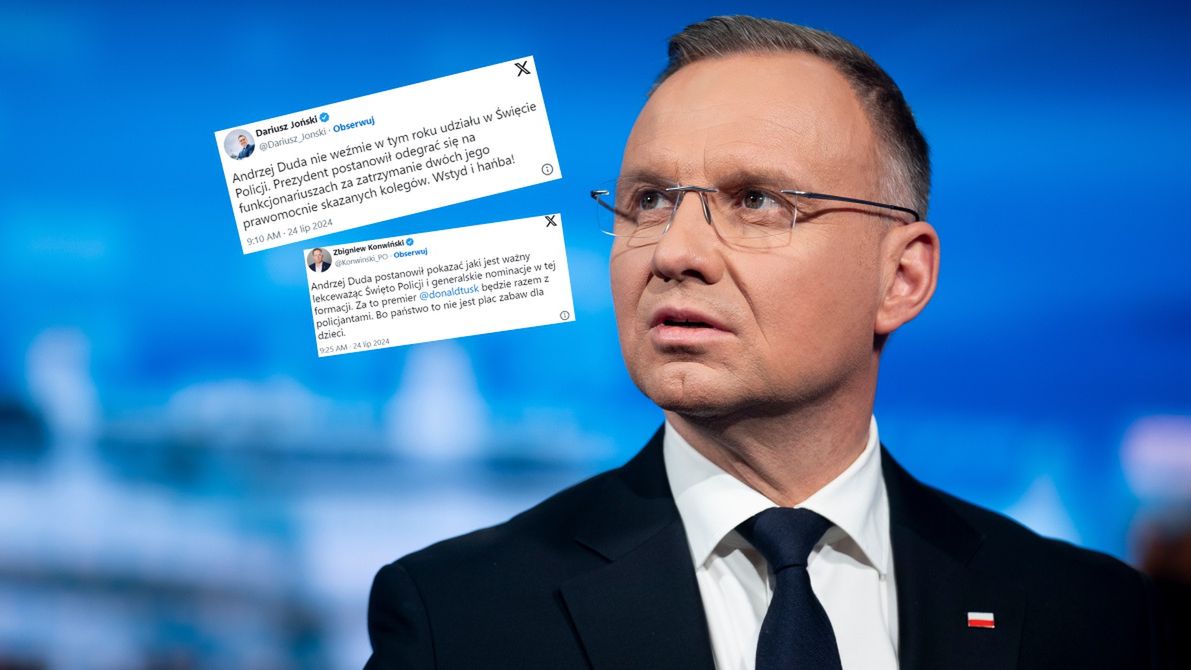 Andrzej Duda nie weźmie w tym roku udziału w obchodach z okazji Święta Policji