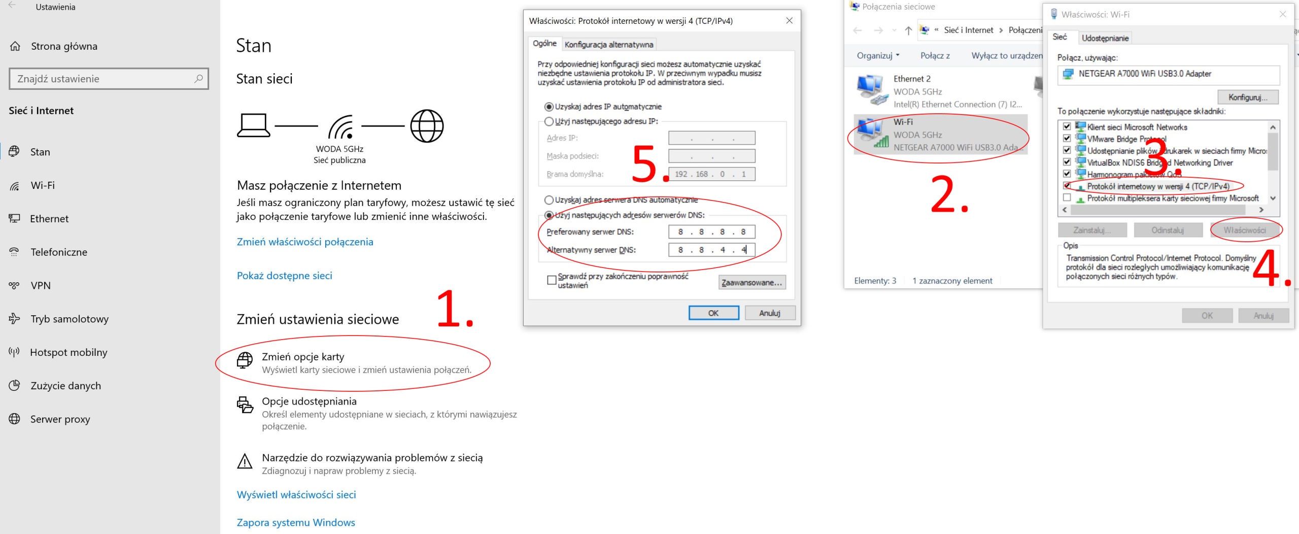 Problem z DNS - Windows 10