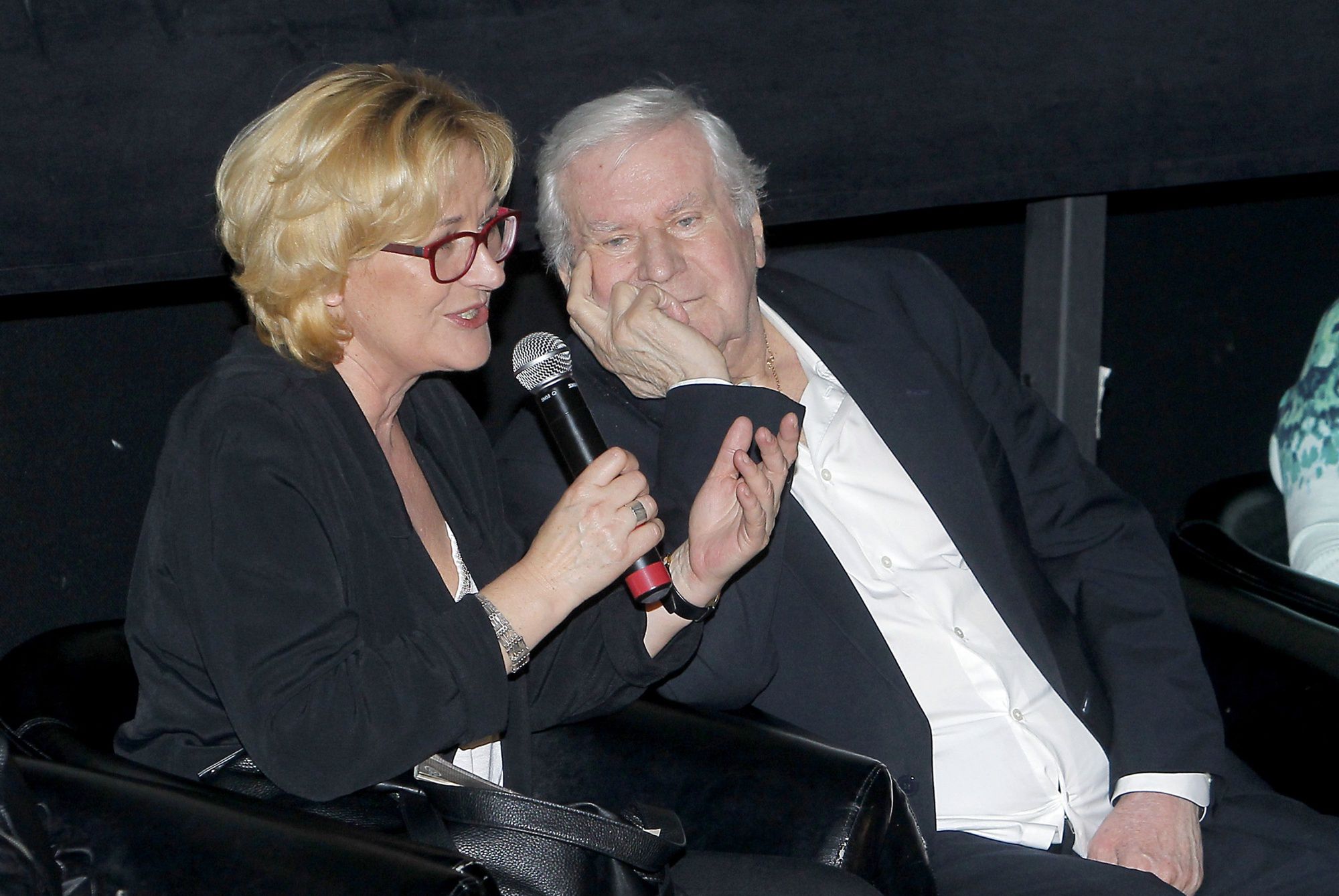 Wiesław Gołas z córką Agnieszką 