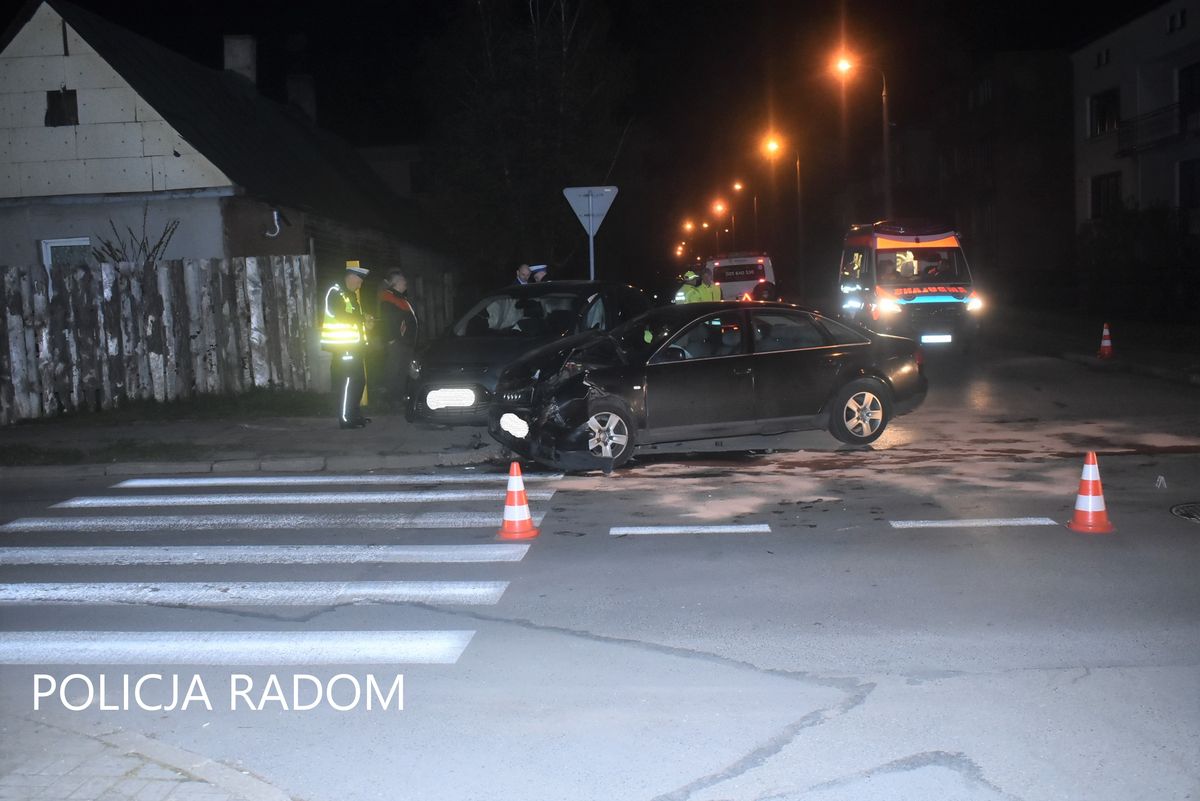 Rozbili audi w centrum miasta. Za kierownicą był 14-latek