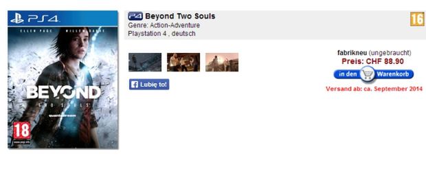 Kolejne wskazówki odnośnie Beyond: Dwie Dusze na PS4