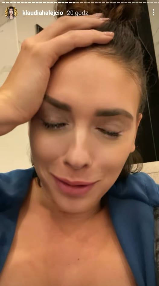 Klaudia Halejcio ma w domu mysz