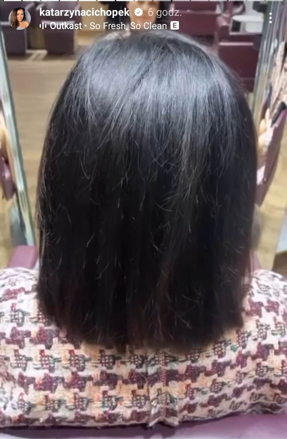 Kasia Cichopek u fryzjera