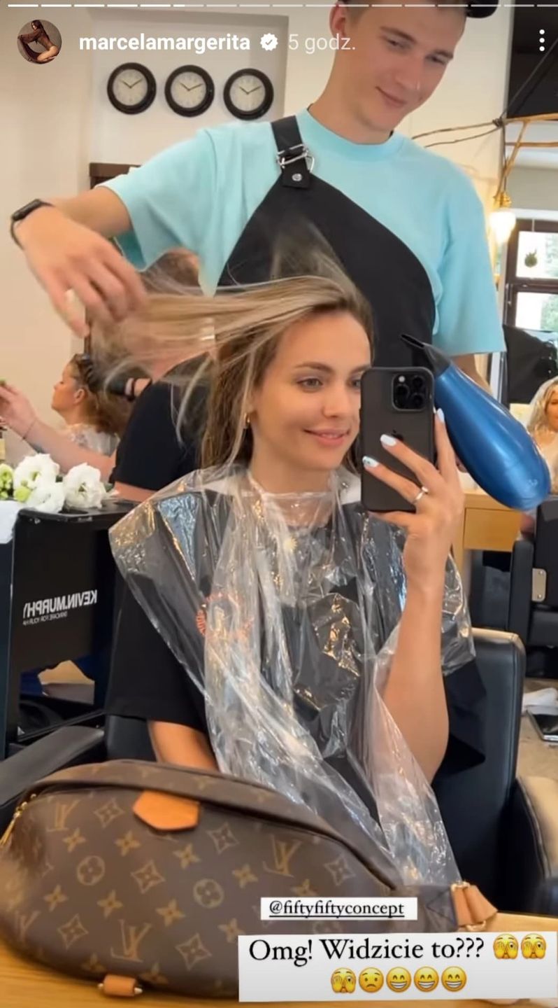 Marcela Leszczak blondynką