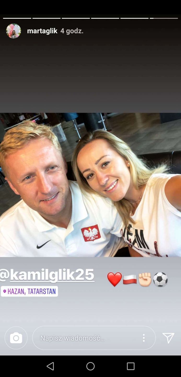 Marta Glik – mecz Polska-Kolumbia