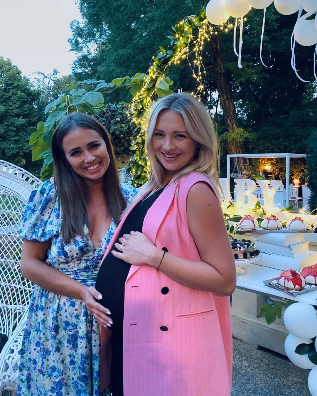 Barbara Kurdej-Szatan i Agnieszka Mrozińska - baby shower Basi