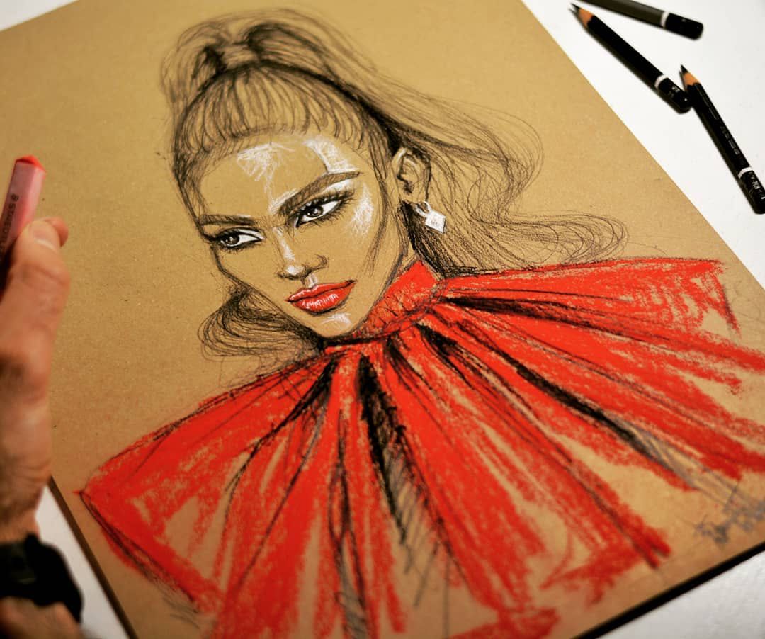 Jennifer Lopez udostępniła rysunek polskiego fana