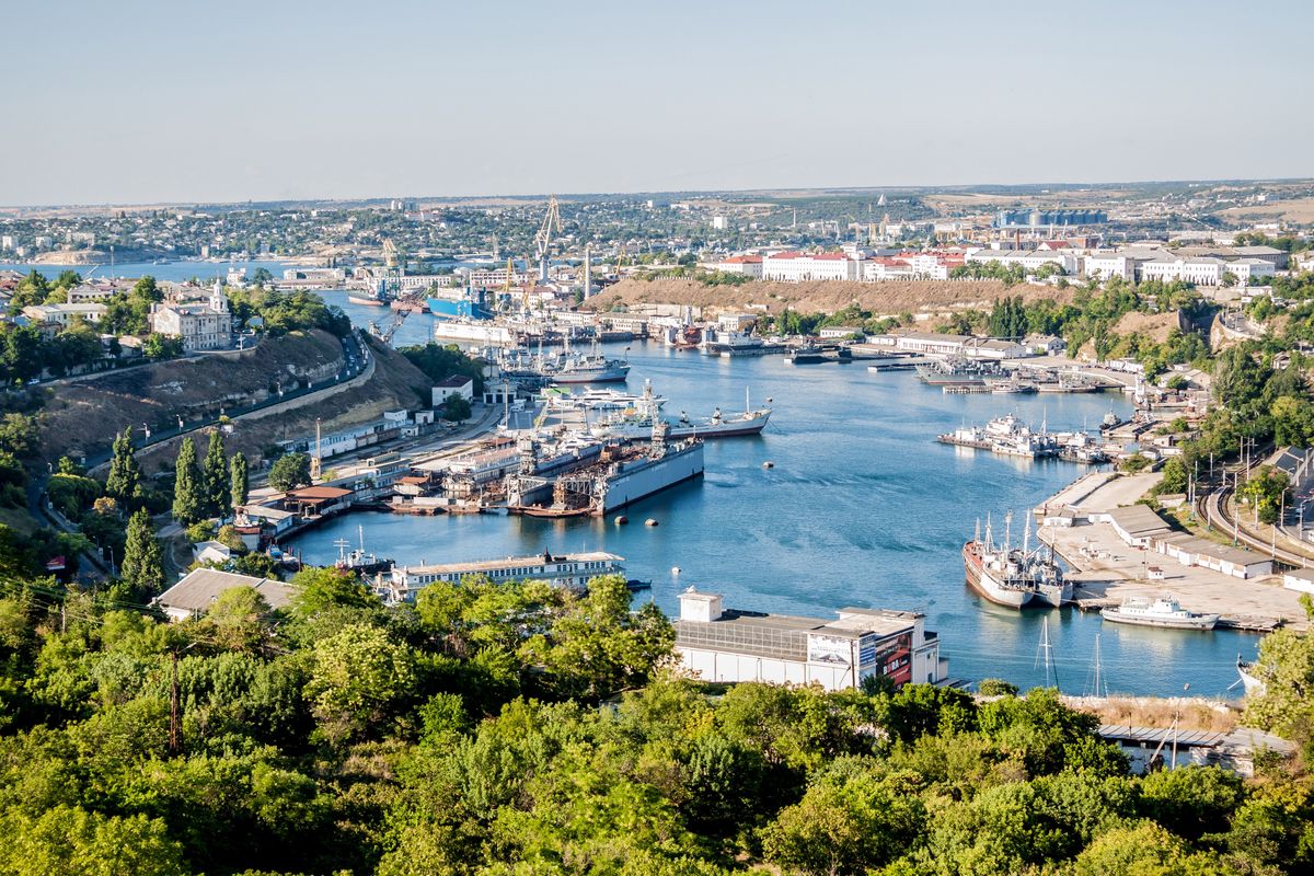 sewastopol, krym, port