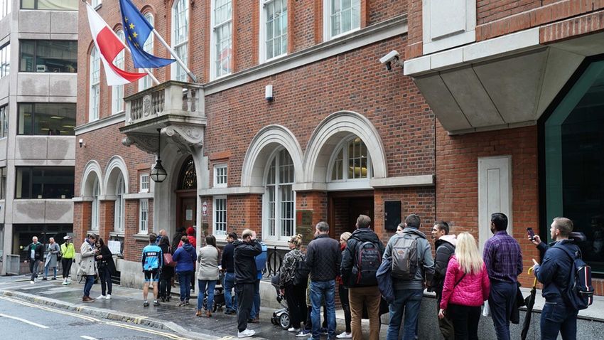 Chęć udziału w wyborach zgłosiła rekordowa liczba Polaków z Wielkiej Brytanii.