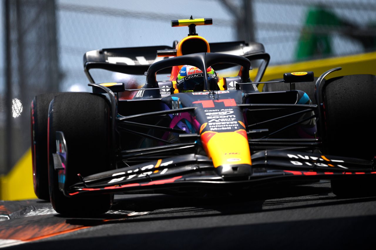 Sergio Perez podczas FP3 przed GP Miami