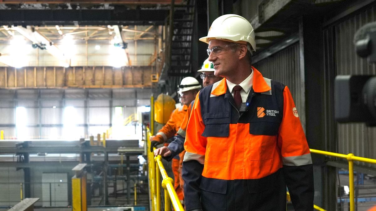 Business and Trade Secretary Peter Kyle during a visit to British Steel in plant in Scunthorpe, Lincolnshire, to mark the announcement that British Steel has come under public ownership after the Steel Industry (Nationalisation) Act 2026 received royal assent. The new law allows ministers to transfer steel businesses' shares or property into public ownership. Picture date: Thursday July 16, 2026. (Photo by Annabel Lee-Ellis/PA Images via Getty Images)