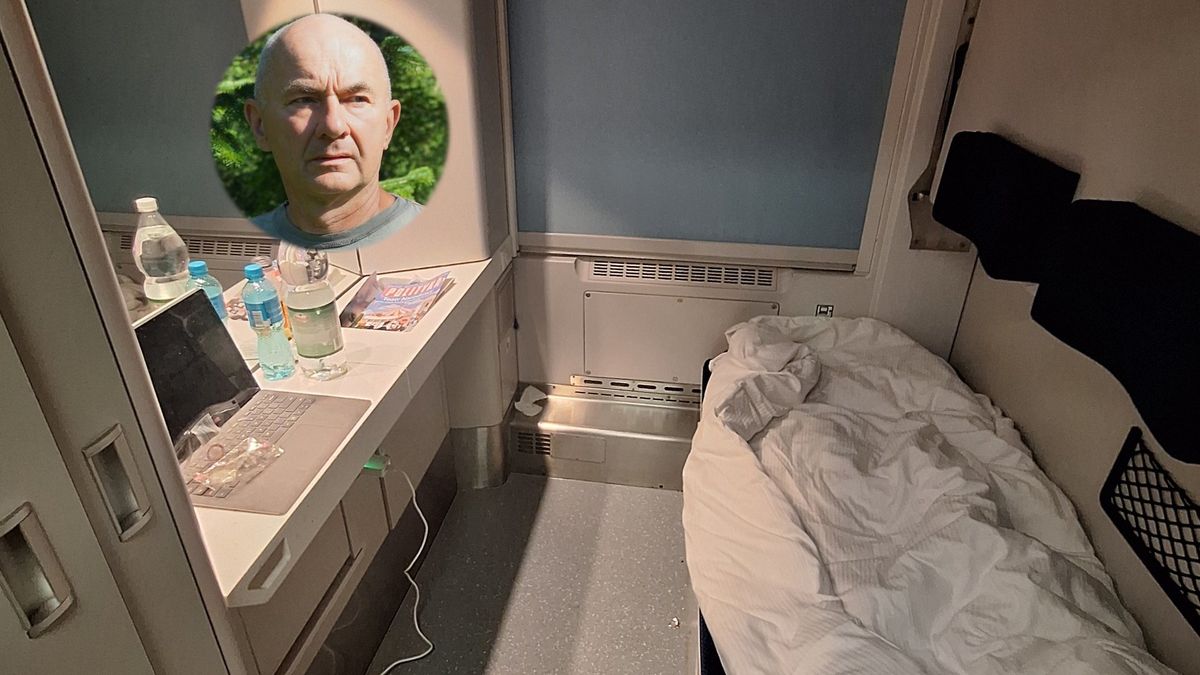 Przedział w pociągu Szczecin-Przemyśl