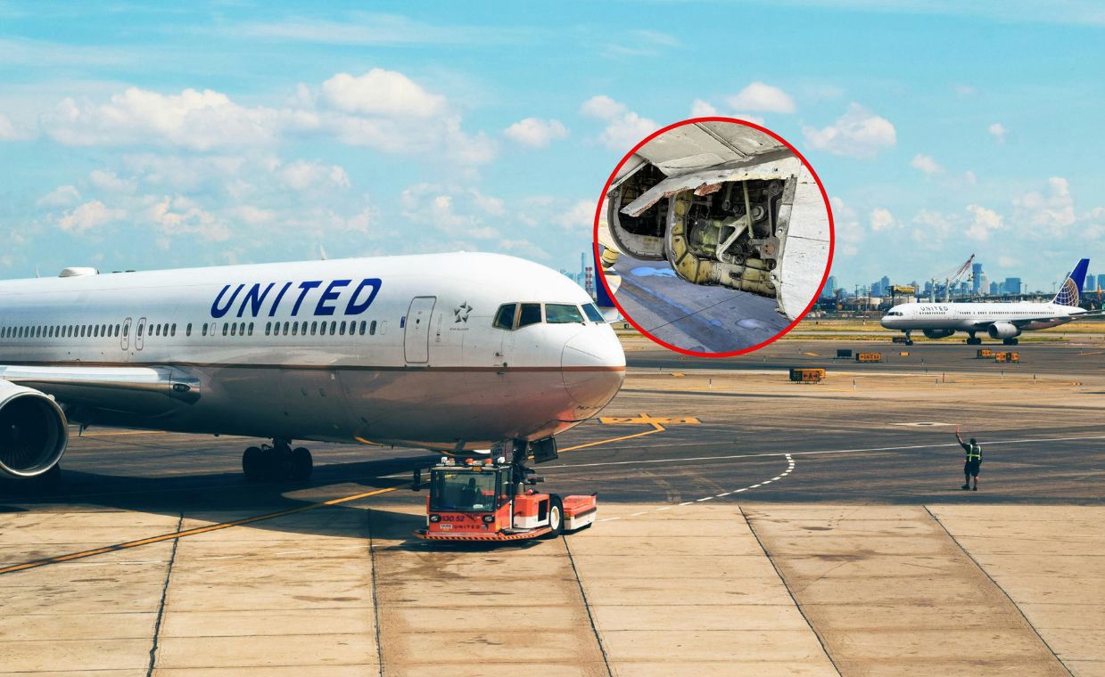 United flight lands safely after fuselage panel detaches mid-air