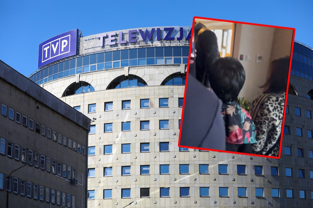 Dantejskie sceny w TVP. "Posła biją"