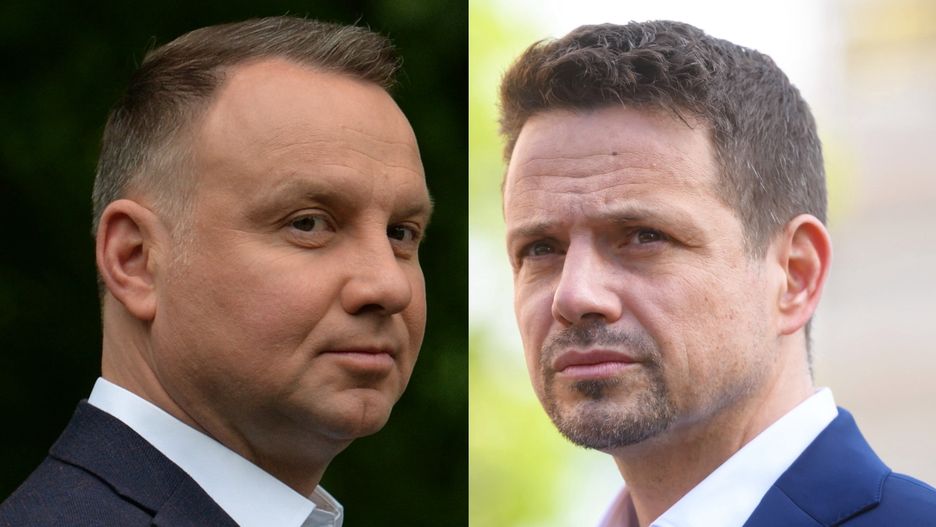 Andrzej Duda i Rafał Trzaskowski, według najnowszego sondażu, zmierzyliby się w II turze wyborów
