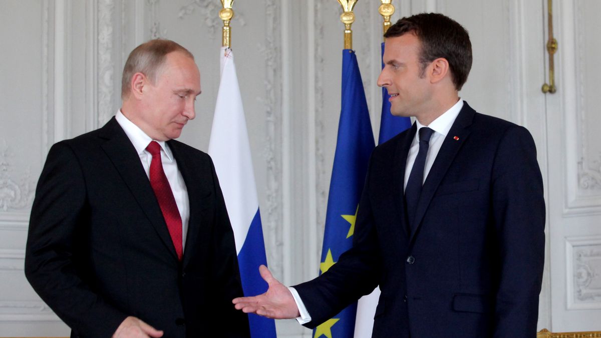 Władimir Putin, Emmanuel Macron