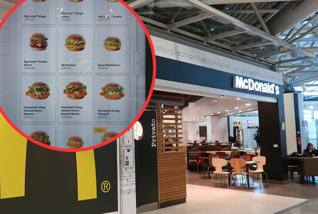 Szok! Tyle zapłacisz w McDonaldzie w Szwajcarii. Mamy zdjęcia
