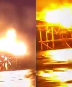 Eksplozje blisko Krymu. Moment ryzykownej akcji na Morzu Czarnym