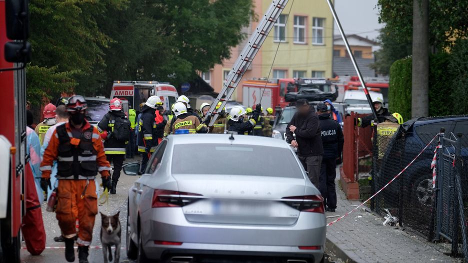 Wybuch gazu w Kobiernicach.