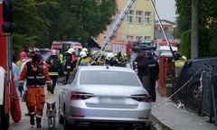 Kobiernice. Wybuch gazu w domu jednorodzinnym. Nie żyje kobieta.