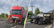 Tragedia na DK92. Kamera zarejestrowała czołówkę BMW i ciężarówki