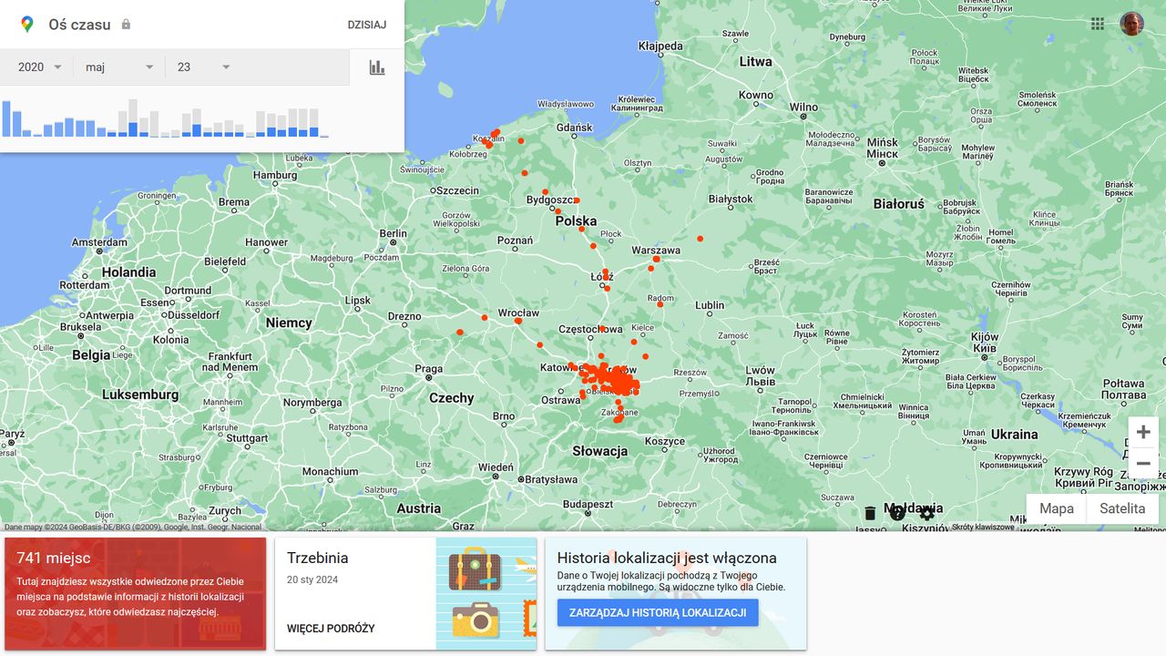 Mapy Google i oś czasu: jak wyłączyć historię lokalizacji?
