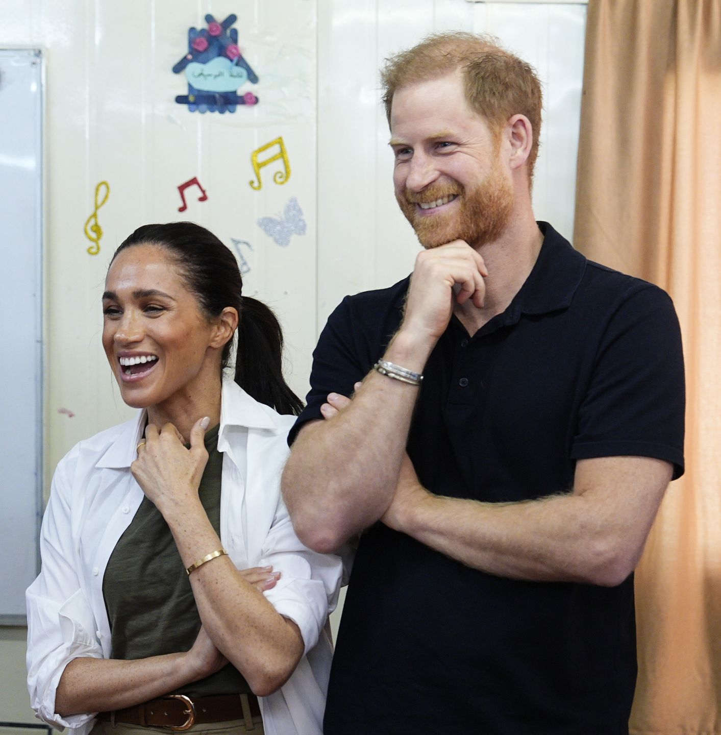 Meghan Markle i książę Harry w Jordanii
