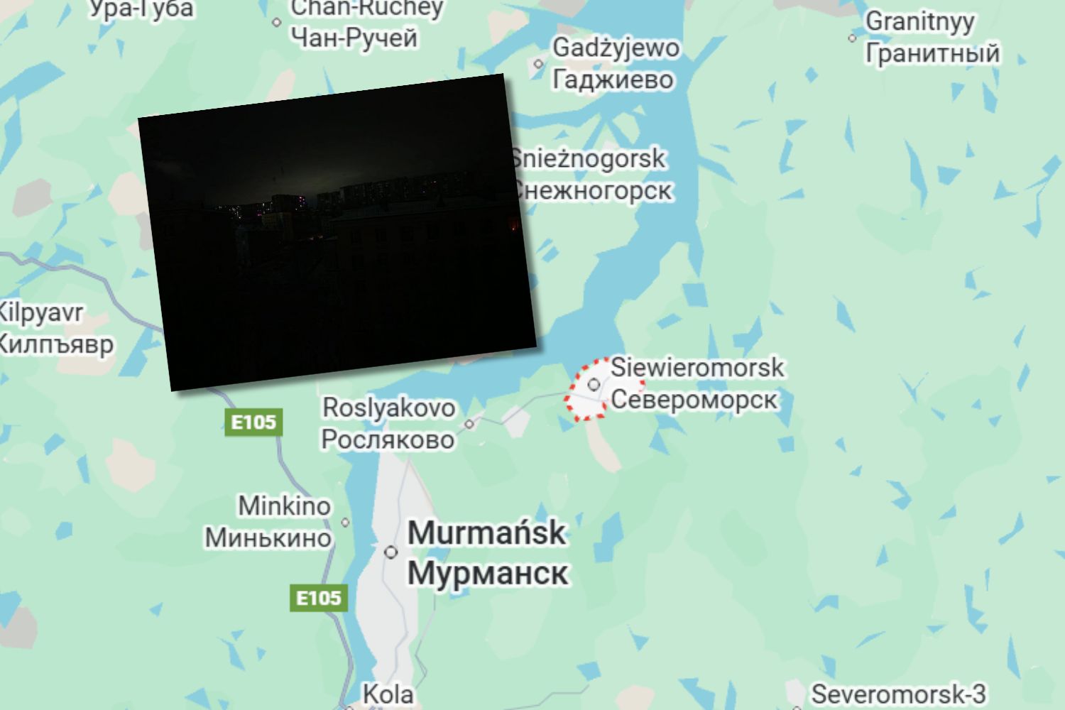 wiadomości,aktualności,WP Wiadomości Blackout w głównej bazie Floty Północnej. Zima powaliła słupy