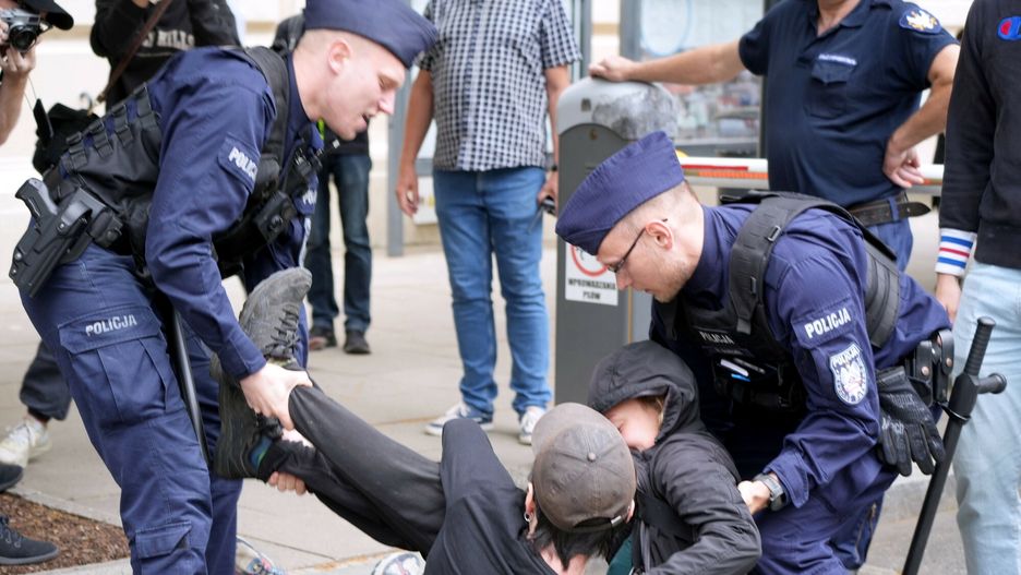Interwencja policji na Uniwersytecie Warszawskim
