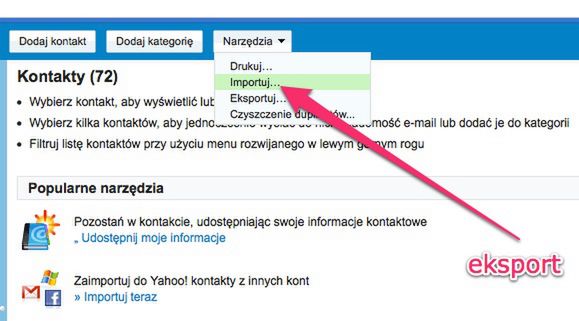 Jak wyeksportować adresy e-mail znajomych z FaceBook.com? 4