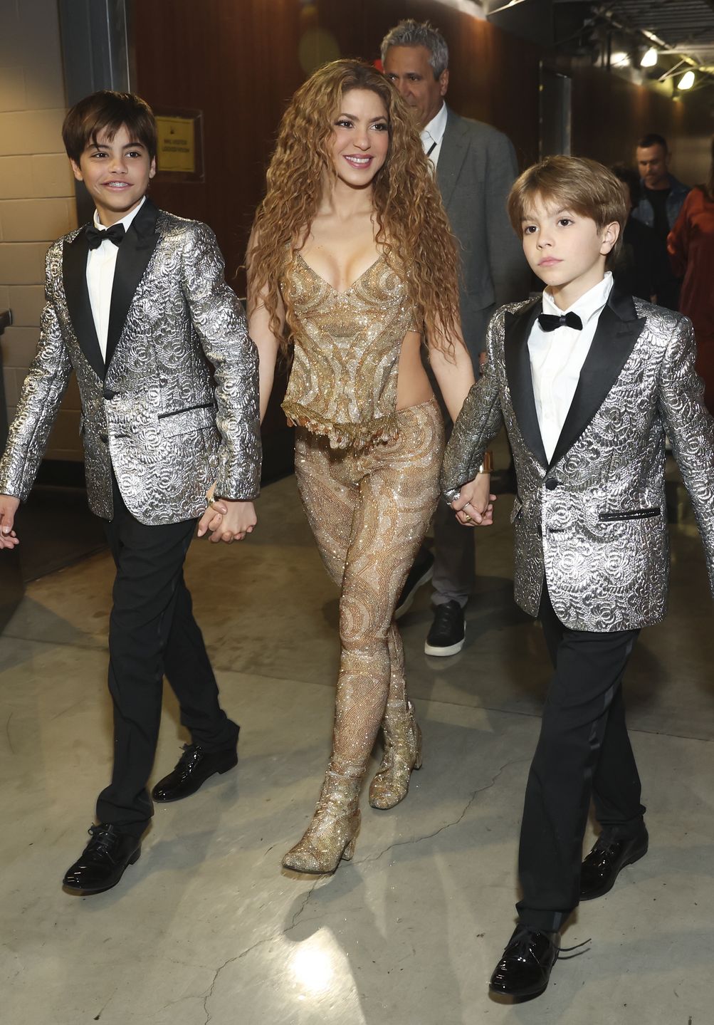 Shakira zabrała synów na Grammy