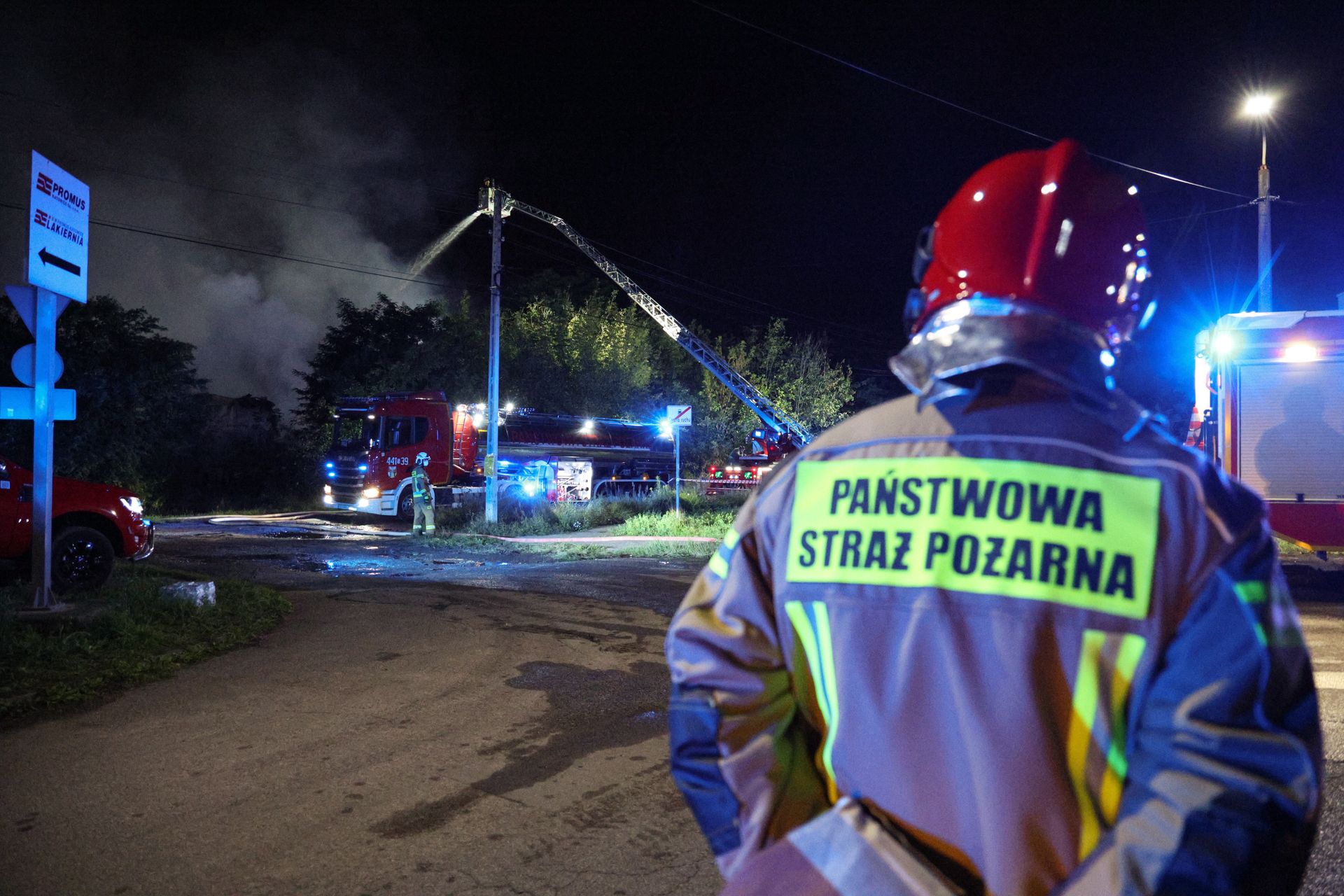 Pożar w Hajnówce. 24 zastępy straży w akcji ratunkowej