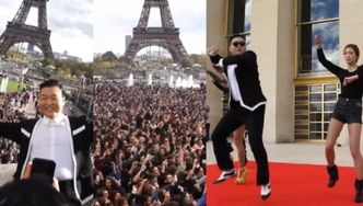 "Gangnam Style" pod wiążą Eiffla!