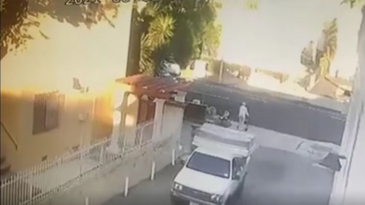 Kadr z nagrania opublikowanego przez Los Angeles Police Department