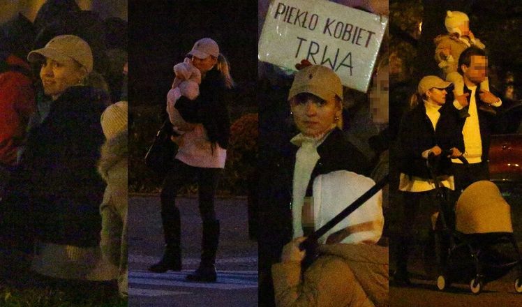 Kasia Tusk protestuje z mężem i córkami na marszu pod hasłem "Ani jednej więcej" (ZDJĘCIA)