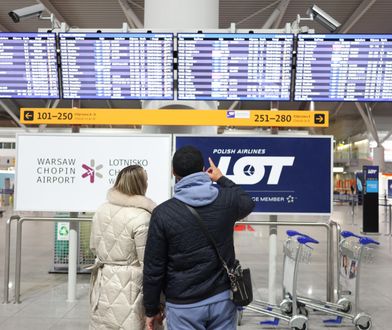 Afera na lotnisku Chopina. Zgrywał dane lotniska na dysk