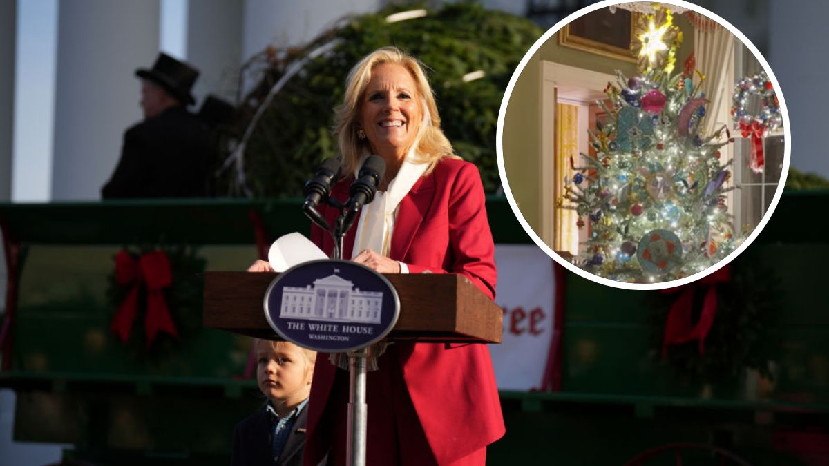 Jill Biden udekorowała Białym Dom na Boże Narodzenie