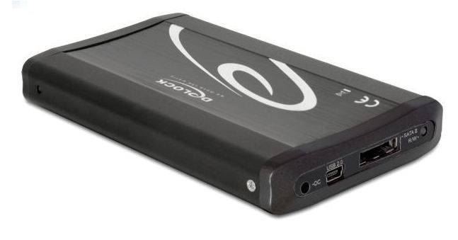 Delock - obudowa z USB 2.0 i eSATAp