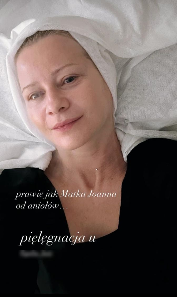 Małgorzata Kożuchowska u fryzjera