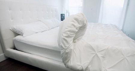 Smartduvet: automatycznie ścielące się łóżko, czyli inteligentna pościel