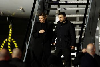 Incydent w Irlandii. Koło samolotu Zełenskiego latały nieznane drony