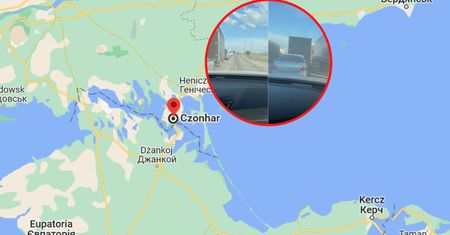 Totalna panika. Rosjanie wsiedli w auta. Jadą na Krym