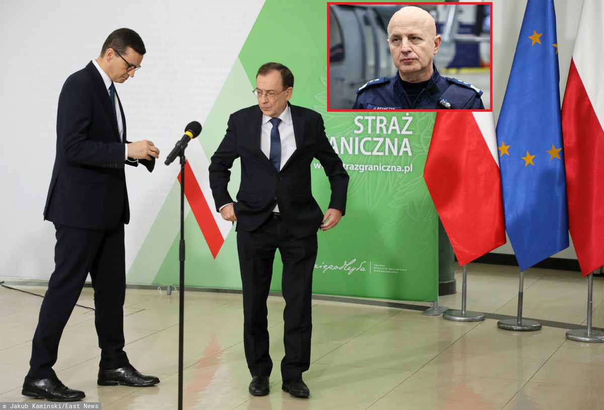 Premier Mateusz Morawiecki i szef MSWiA Mariusz Kamiński