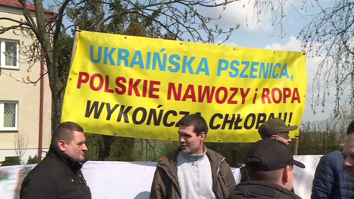 Protest rolników w Hrubieszowie