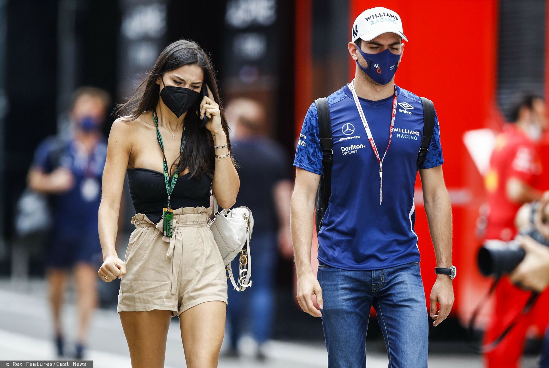 Sandra Dziwiszek i Nicholas Latifi