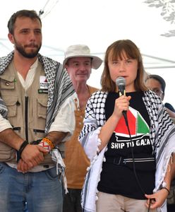 Greta Thunberg oskarża Izrael o porwanie załogi jachtu