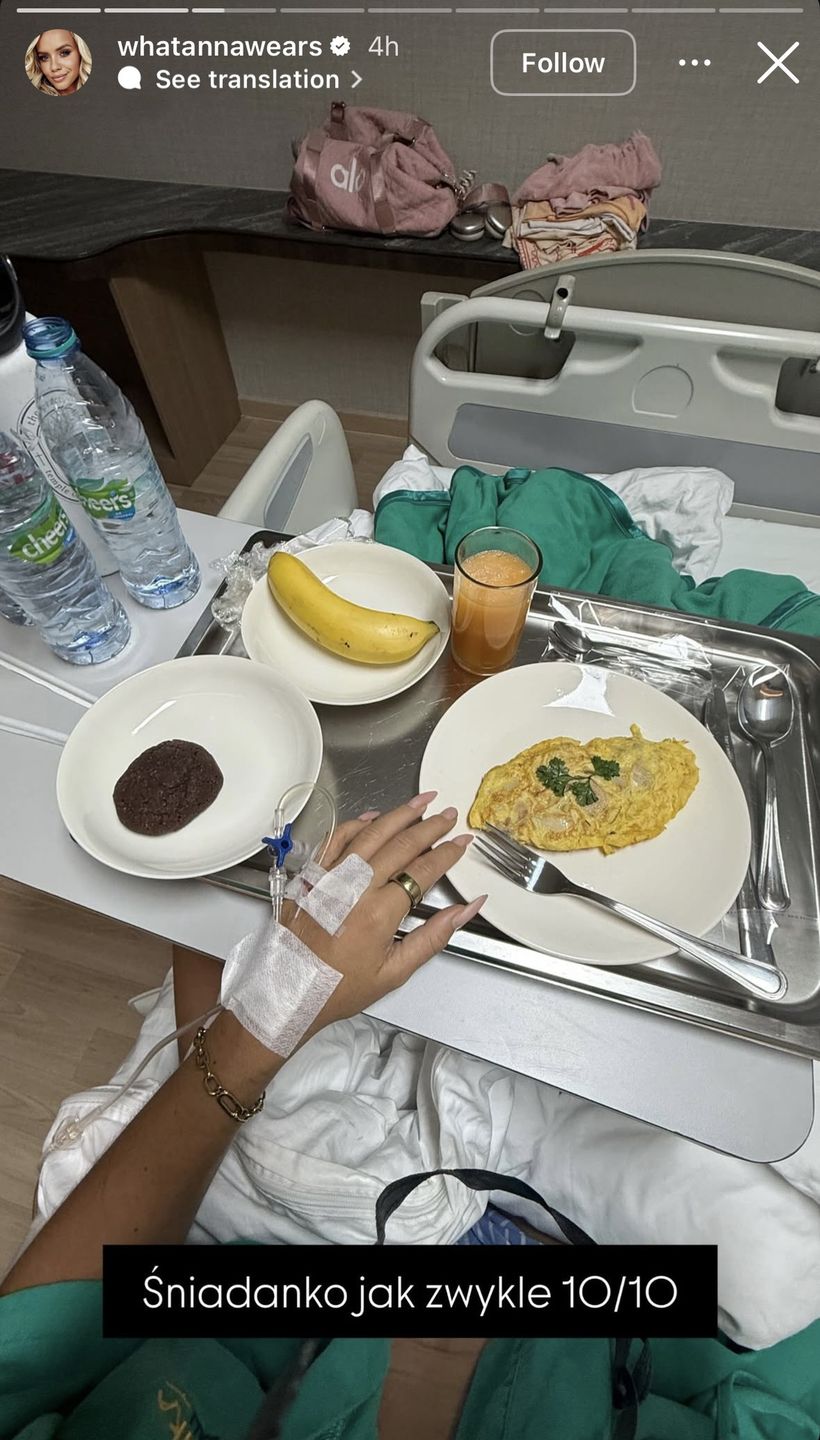 Anna Skura w szpitalu na Bali